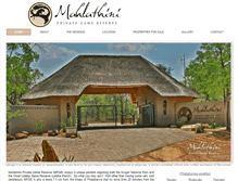 Tablet Screenshot of mahlathiniprivategamereserve.com